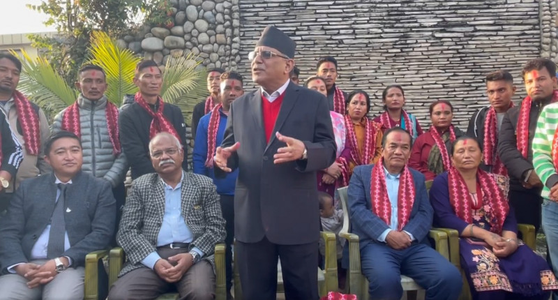 राखेपका सदस्यसचिव घिसिङ माओवादीको चुनावी अभियानमा